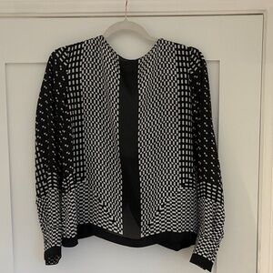 Stylish Black and White Women's Jacket